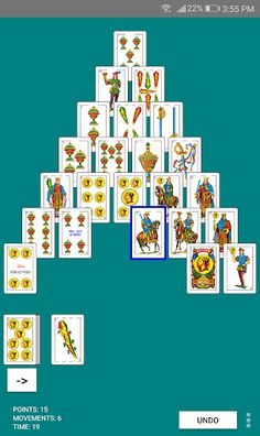Spanish Pyramid Solitaire - Screenshot 3