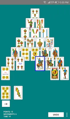 Spanish Pyramid Solitaire - Screenshot 3