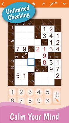 Kakuro: Number Crossword - Screenshot 3