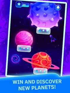 Matching game. Space monsters! - Screenshot 2