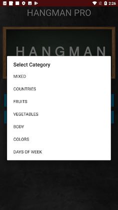 Hangman Pro - Screenshot 4