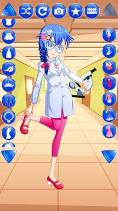 College Girls Dress Up Game - Screenshot 1