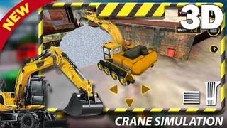 Excavator Road Builder - Crane - Screenshot 1