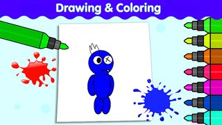 AZUL BABÃO Jogo 2 Easy Drawing - Screenshot 3