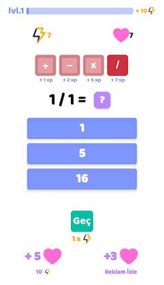 MATH X - Math Game - Screenshot 3