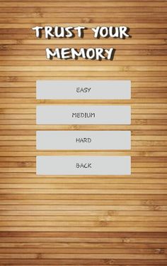 Trust Your Memory - Screenshot 2