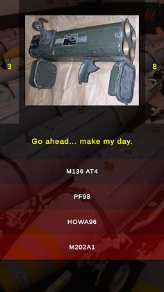 Ordnance Rocket Launcher Quiz - Screenshot 2