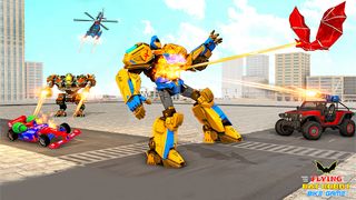 Flying Bat Bike Robot 3D - Screenshot 2