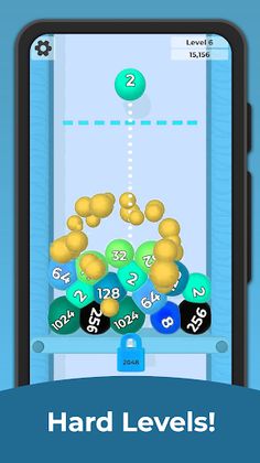 2048 Game — Color Balloons - Screenshot 3