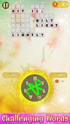 Word Glitter Word Brain Puzzle - Screenshot 1