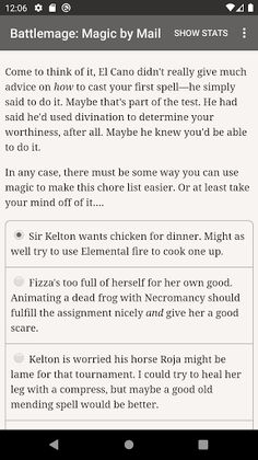 Battlemage: Magic by Mail - Screenshot 1