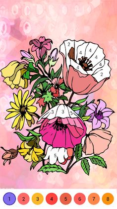 Paint Color -Num Coloring Book - Screenshot 1