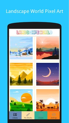 Landscape Art Color By Numbers - Screenshot 1