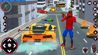 Flying Spider Rope Hero Fight - Screenshot 2