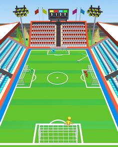 Football Arena - Four Goals - Screenshot 1