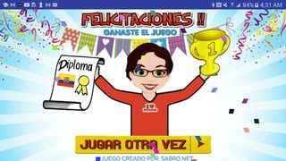 Juego del Mapa de Ecuador - Screenshot 3