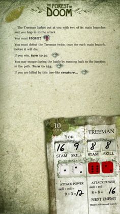 Fighting Fantasy: The Forest of Doom - Screenshot 2