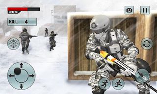 Snow Commando Shooting Games - Screenshot 2