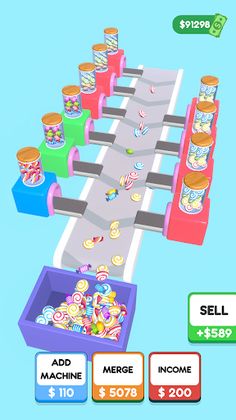 Merge Candy Factory - Screenshot 1
