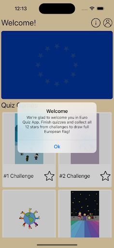 EuroQuiz App - Screenshot 1