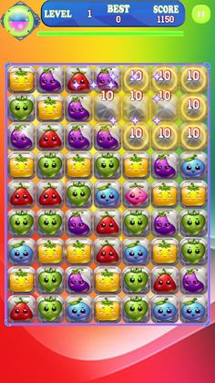 VegCandies Sweet Puzzle - Screenshot 3