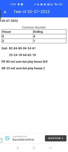Teer Predictions - Screenshot 3
