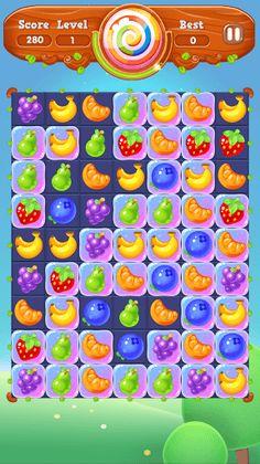 Fruit Melody - Match 3 Games - Screenshot 1