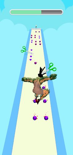 Hair Run - Screenshot 2