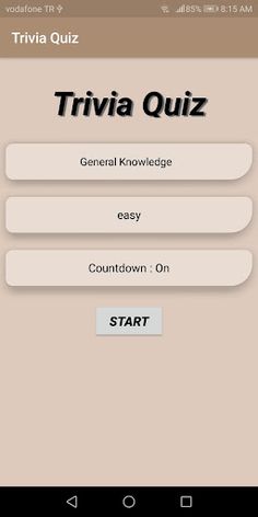 Trivia Quiz - Screenshot 1