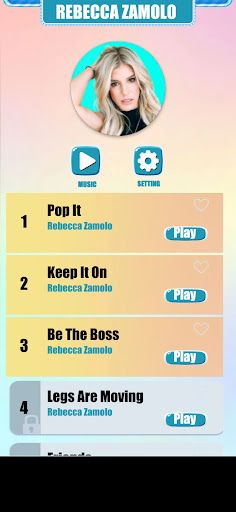 Rebecca Zamolo Music Game - Screenshot 1