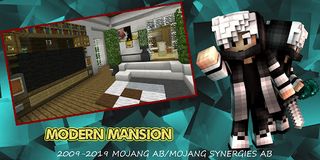 Map Modern Mansion: MCPE House - Screenshot 1