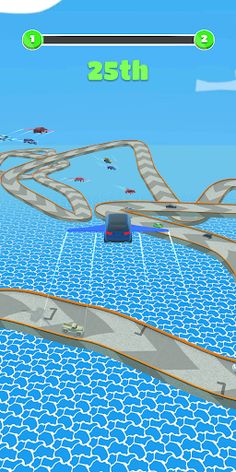 Flying Car Race - Screenshot 1
