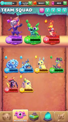 Monster Clash - Battle Lands a - Screenshot 2