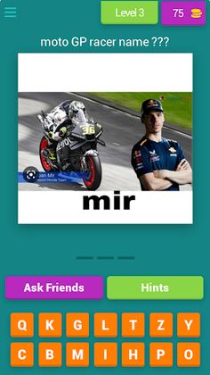 moto GP racer name - Screenshot 3