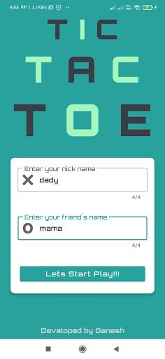 Tic Tac Toe : Play with friend - Screenshot 2