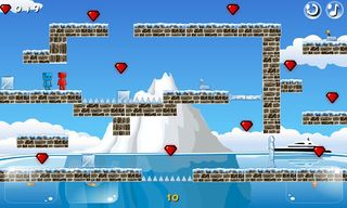 Two Players - Square Bros In F - Screenshot 2