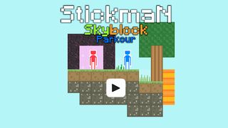 Stickman Skyblock Parkour - Screenshot 1
