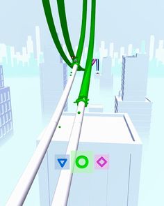 Geometry Rails 3D:Shape to Run - Screenshot 1