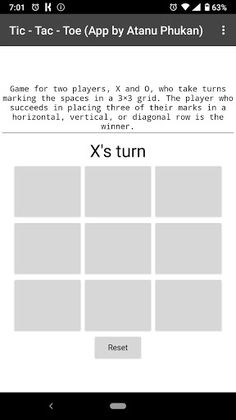 Tic Tac Toe - Screenshot 1