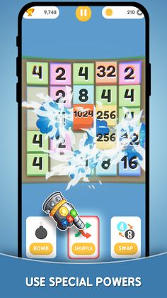 PowerUp 2048 - Screenshot 2