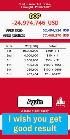 Until won 1st prize, I bought  - Screenshot 2