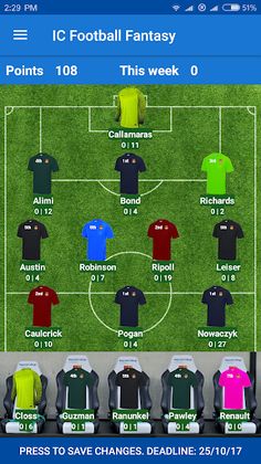 IC Football Fantasy - Screenshot 1