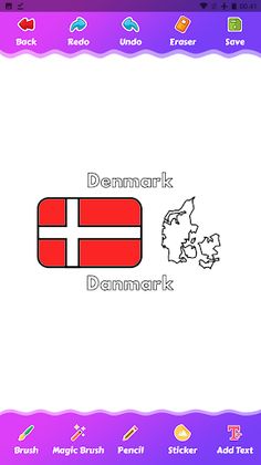 European country flag coloring - Screenshot 3