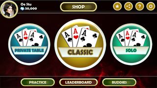 Kitchen Table Spades - Screenshot 2