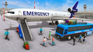 Police Bus Offroad Bus Game 3D - Screenshot 1