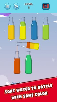 Water Sort Color Sort 2024 - Screenshot 3