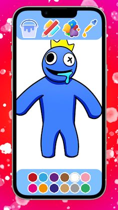 Rainbow Friends Coloring Book - Screenshot 1