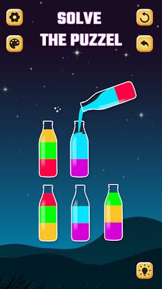 Water Color Sort: Puzzle Games - Screenshot 1