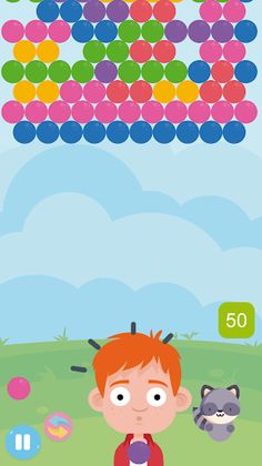 Bubble Funny Throw - Screenshot 1