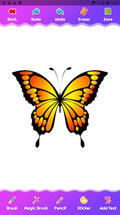 Butterfly Coloring Game - Screenshot 4
